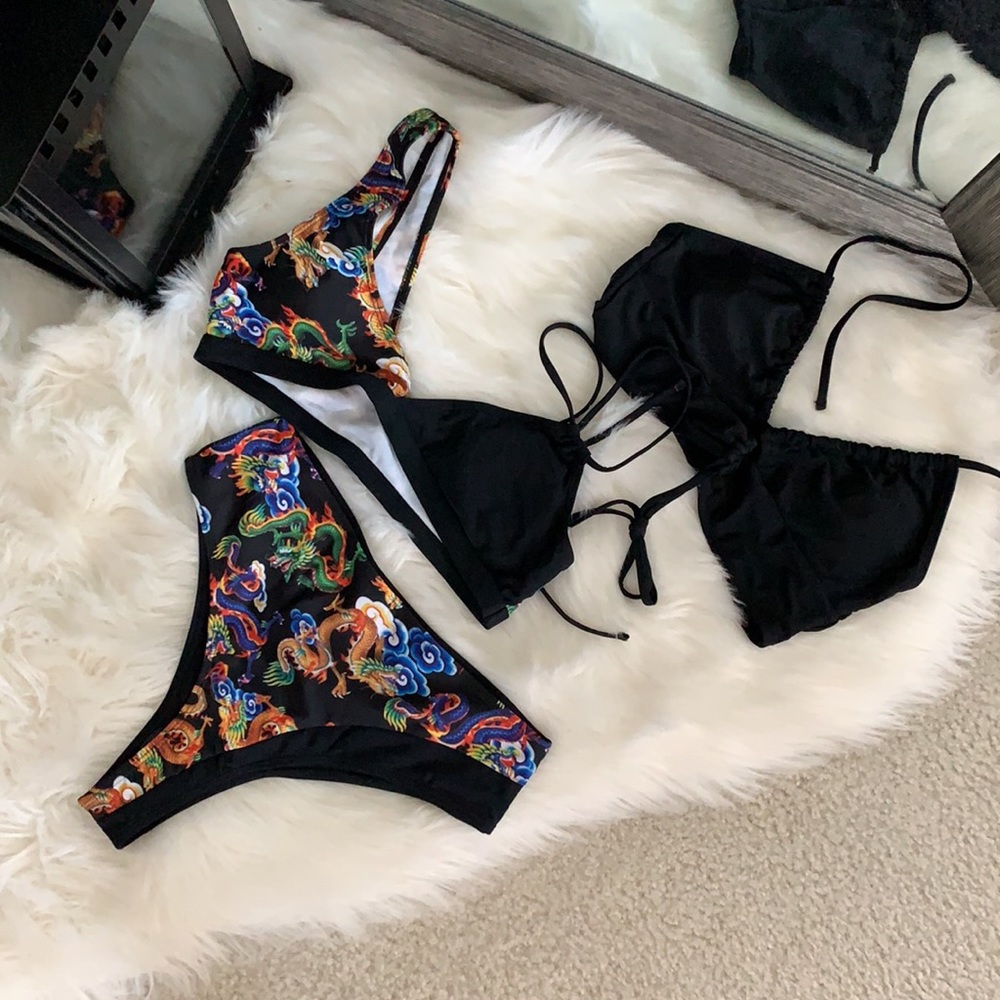 3 piece Dragon swimsuit 🐉